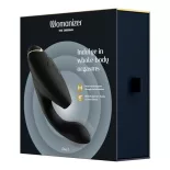   Womanizer – Duo 2. vibrátor léghullámos csiklóizgatóval (fekete)