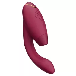   Womanizer – Duo 2. vibrátor léghullámos csiklóizgatóval (bordó)