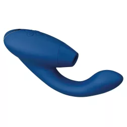   Womanizer – Duo 2. vibrátor léghullámos csiklóizgatóval (kék)