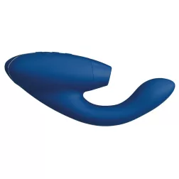   Womanizer – Duo 2. vibrátor léghullámos csiklóizgatóval (kék)