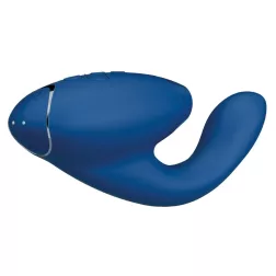   Womanizer – Duo 2. vibrátor léghullámos csiklóizgatóval (kék)