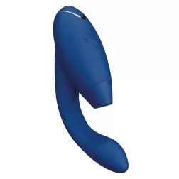   Womanizer – Duo 2. vibrátor léghullámos csiklóizgatóval (kék)
