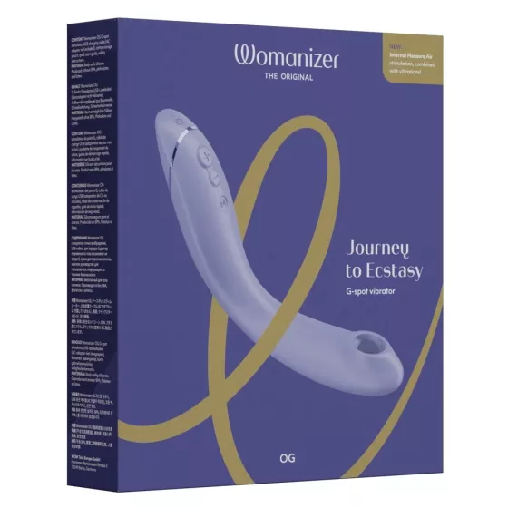 Womanizer – OG vibrátor léghullámos G-pont izgatóval (lila)
