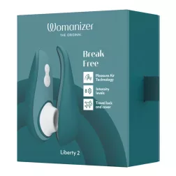  Womanizer – Liberty 2. léghullámos csiklóizgató (sötétzöld)