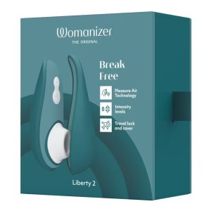 Womanizer Liberty 2. léghullámos csiklóizgató (sötétzöld)