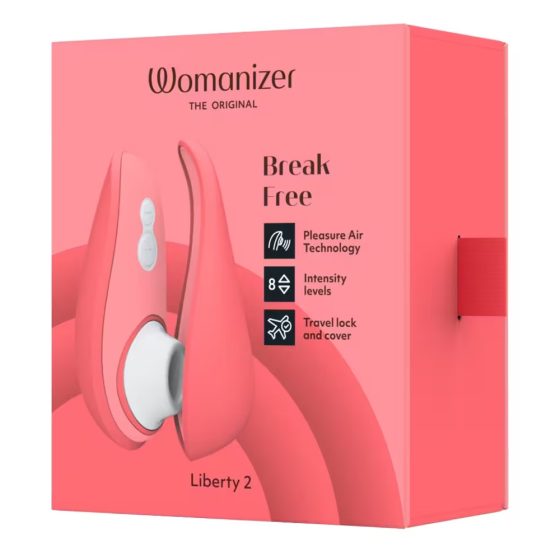 Womanizer Liberty 2. léghullámos csiklóizgató (pink)