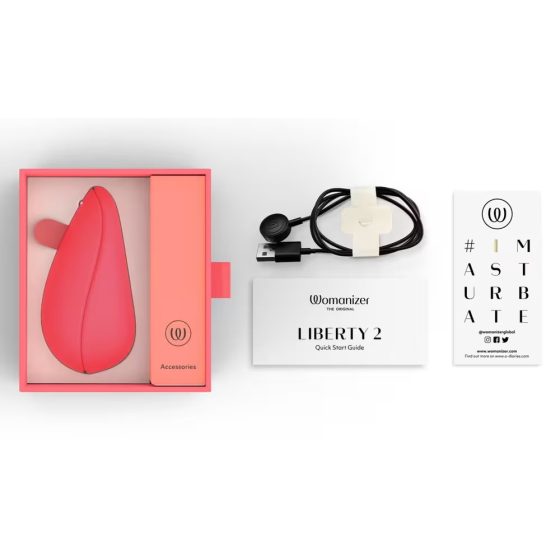 Womanizer Liberty 2. léghullámos csiklóizgató (pink)