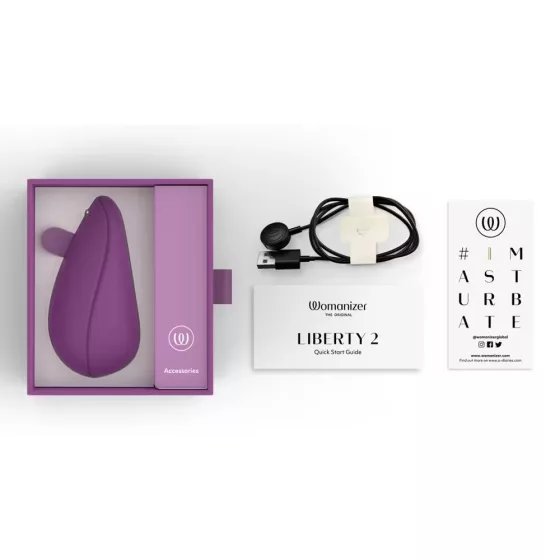 Womanizer Liberty 2. léghullámos csiklóizgató (lila)