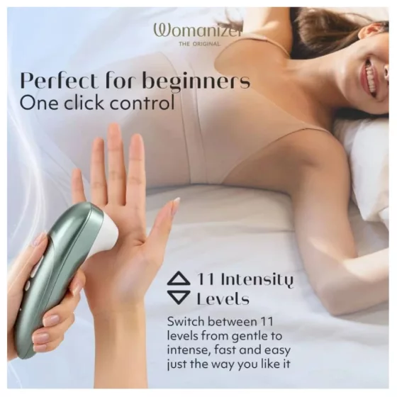 Womanizer Pro léghullámos csiklóizgató (zöld)