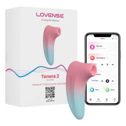   Lovense Tenera 2 okos, léghullámos csiklóizgató (kék-pink) (APP-os)