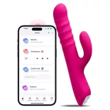  Lovense - Velvo okos klitoriszágas vibrátor, 360°-ban forgó gyöngysorral (APP-os)