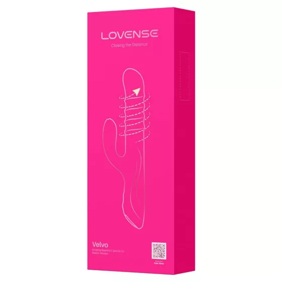 Lovense - Velvo okos klitoriszágas vibrátor, 360°-ban forgó gyöngysorral (APP-os)
