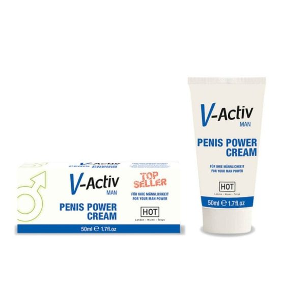 V-Active Penis Power Cream pénisz vitalizáló krém (50 ml)