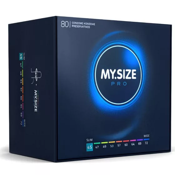 My Size – Pro 45. - 80 db egyedi méretű óvszer (45 mm)
