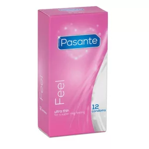 Pasante – Feel vékony falvastagságú óvszer (12 db)