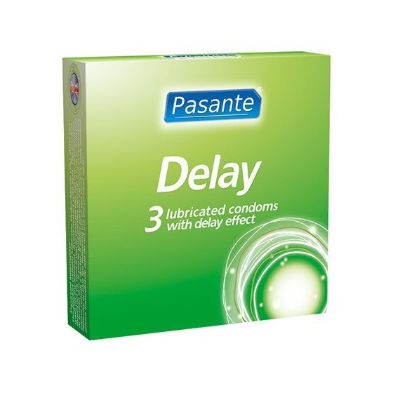 Pasante Infinity (Delay) késleltetős óvszer (3 db)