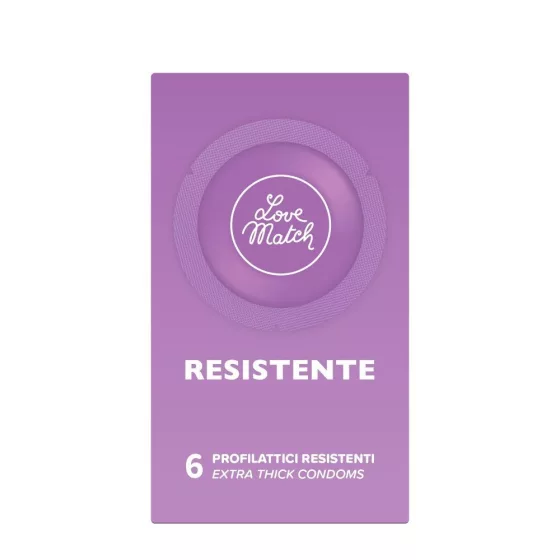 Love Match Resistente megerősített falvastagságú óvszer (6 db)