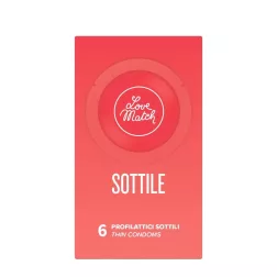 Love Match Sottile extra vékony óvszer (6 db)