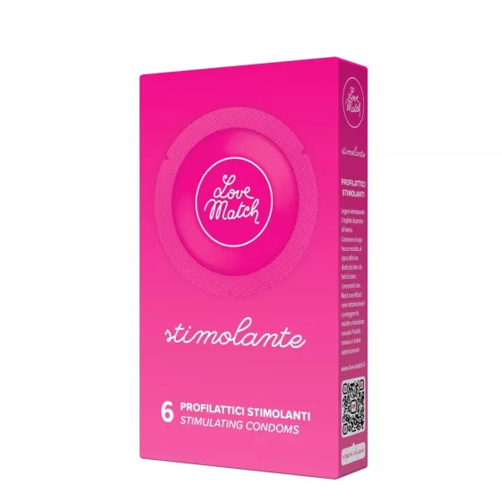 Love Match Stimolante redőzött óvszer (6 db)