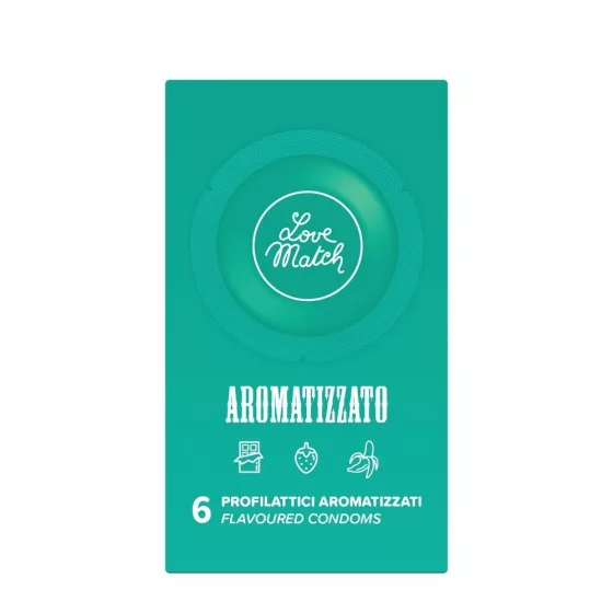 Love Match Aromatizzato ízesített óvszerek (6 db)