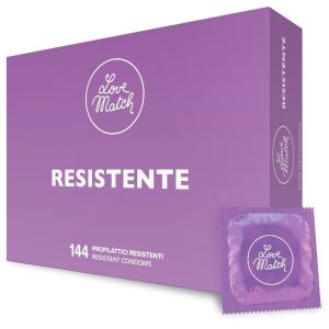 Love Match Resistente megerősített falvastagságú óvszer (144 db)