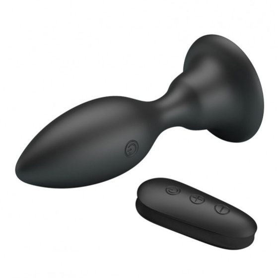 Mr. Play tapadótalpas anál vibrátor távirányítóval (kúpos)