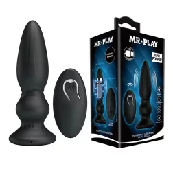 Mr. Play – anál vibrátor távirányítóval (kúpos).