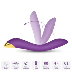 B-Series – Flamingo akkumulátoros vibrátor (lila)