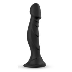   Optimus Black akkumulátoros vibrátor tapadótalppal (fekete)