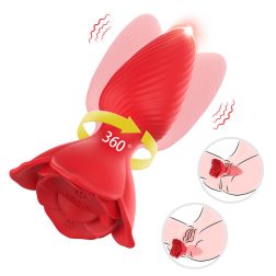   Honey Jelly okos análvibrátor forgó fejrésszel (APP-os) (bordó)