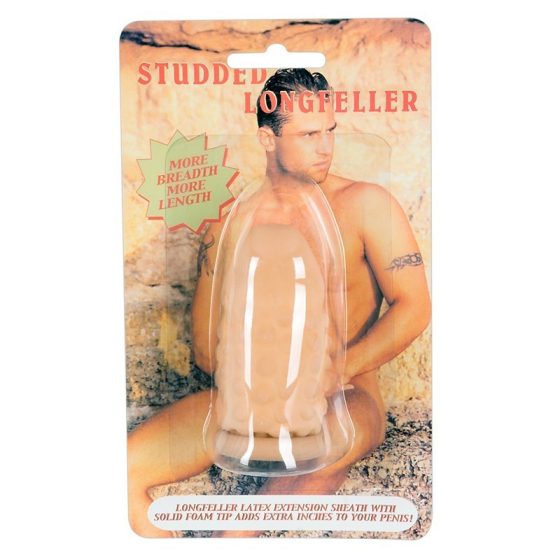 Studded péniszhosszabbító köpeny