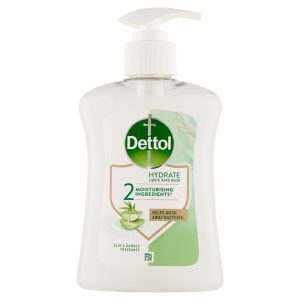 Dettol folyékony szappan pumpás adagolóval (Aloe Vera&Bambusz) (250 ml​)