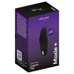 We-Vibe – Moxie+ hordható vibrátor (fekete) (APP-os)