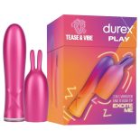 Durex Vibe & Tease minivibrátor, feltéttel