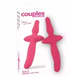 Couples Choice – 2in1 kétvégű vibrátor (rózsaszín)