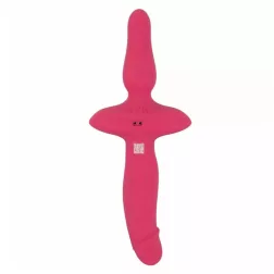 Couples Choice – 2in1 kétvégű vibrátor (rózsaszín)