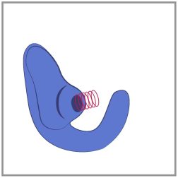   Womanizer Blend vibrátor, léghullámos csiklóizgatóval (kék)