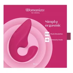  Womanizer – Blend vibrátor léghullámos csiklóizgatóval (pink)