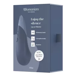 Womanizer – Vibe csiklóizgató vibrátor (kék)