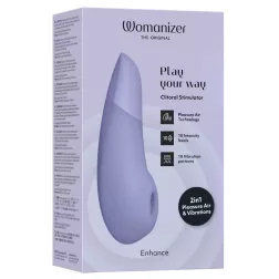   Womanizer Enhance léghullámos csiklóizgató, vibrációval (lila)