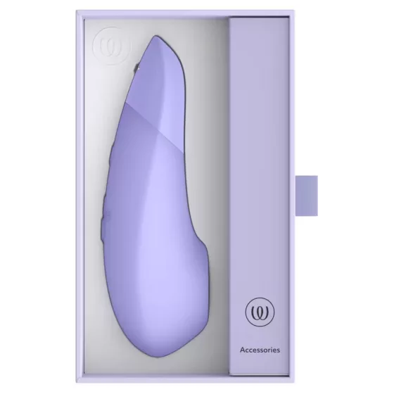 Womanizer Enhance léghullámos csiklóizgató, vibrációval (lila)