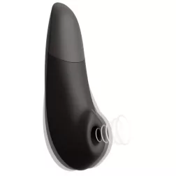   Womanizer Enhance léghullámos csiklóizgató, vibrációval (fekete)