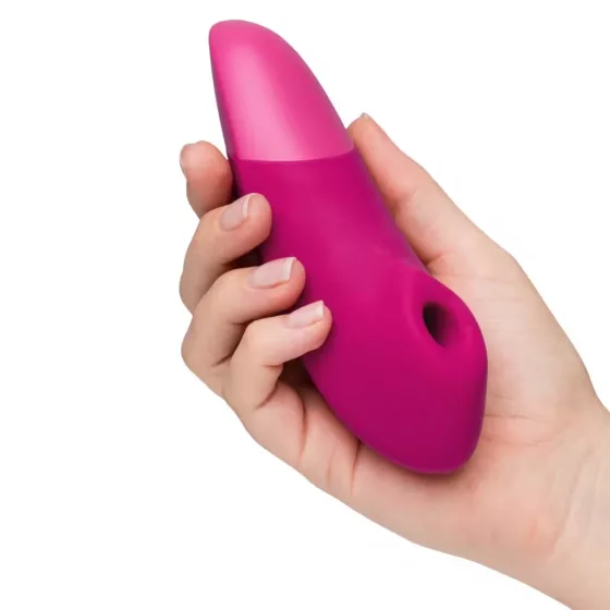 Womanizer – Enhance léghullámos csiklóizgató, vibrációval (rózsaszín)