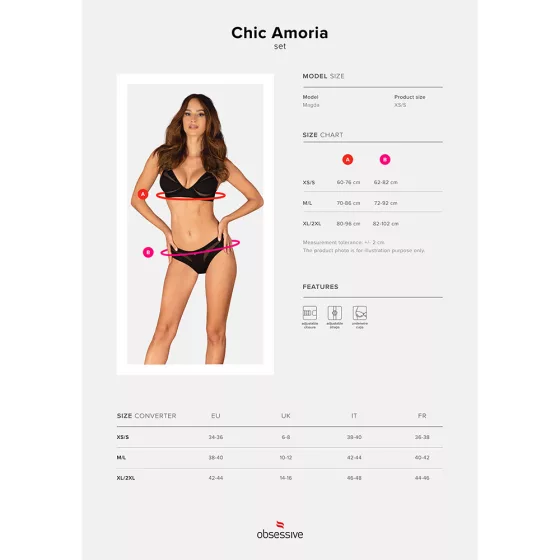 Obsessive Chic Amoria kétrészes szett