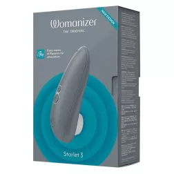   Womanizer – Starlet 3 léghullámos, mini csiklóizgató (szürke)