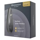   Womanizer – Premium 2. léghullámos csiklóizgató (fekete)
