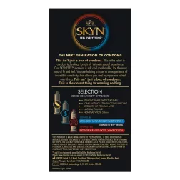 Skyn Intense Feel 10 db latex mentes óvszer, stimuláló felülettel