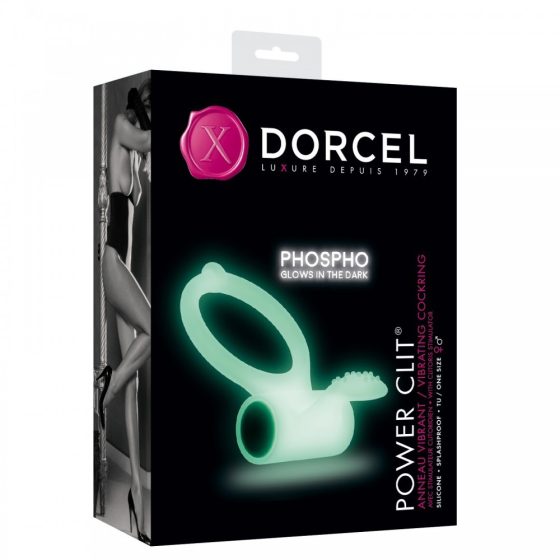 Dorcel Power Clit vibrációs péniszgyűrű (fluoreszkáló)