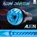   Fleshlight Alien maszturbátor, punci nyílással (Alien betéttel)