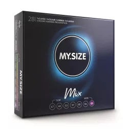   My Size – Mix 69. - 28 db egyedi méretű, vegyes óvszercsomag (69 mm)
